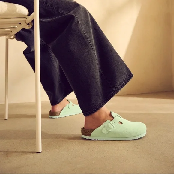 Birkenstock | Shoes | Birkenstock Mens Boston Bs Faded Lime  display picture 1